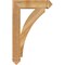 Ekena Millwork Thorton Arts & Crafts Rough Sawn Bracket, Western Red Cedar, 4"W x 20"D x 32"H BKT04X20X32THR03RWR - alternate 4